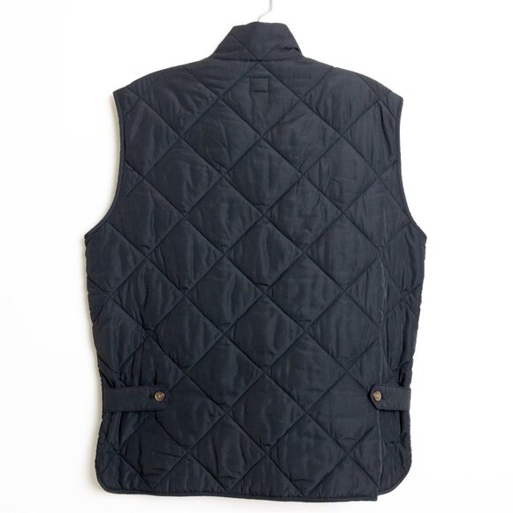 J. Crew Walker Vest Black Quilted Full Zip Lightweight Preppy Medium - Picture 3 of 16